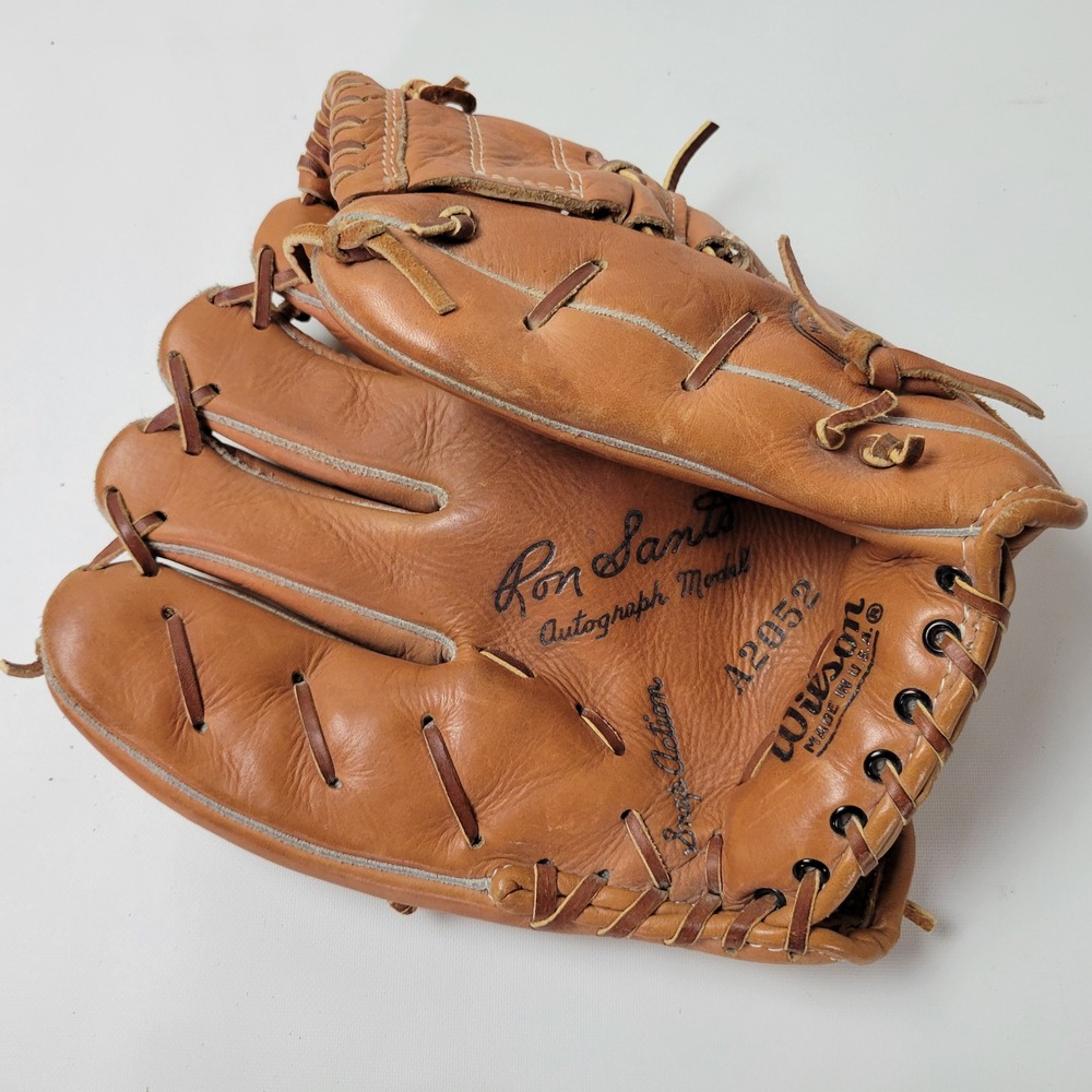 Wilson A2052 Ron Santo Autograph Model Baseball Glove Left Hand Throw Tan USA